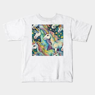 Unicorn pattern Kids T-Shirt